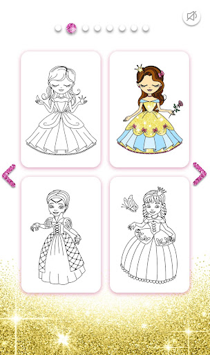 Princess Coloring Book Glitter Screenshot 2 - AppWisp.com