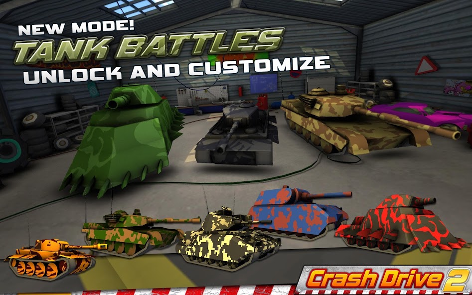 Crash Drive 2: 3D racing cars banner