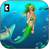 Cute Mermaid vs Sea Animals icon