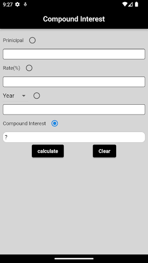 Simple and Compound cal Screen 2