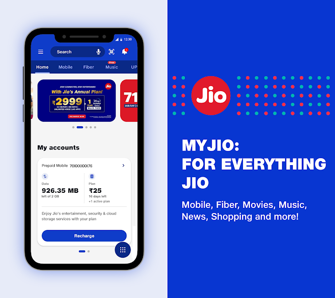 MyJio: For Everything Jio MOD Screenshot