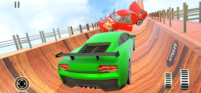 Mega Ramp High Speed Car Crash