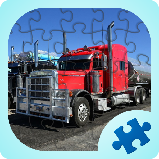 Trucks jigsaw puzzles games logo