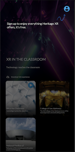 UNAM XR Screen 2