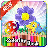 Coloring Book Page and Drawing icon