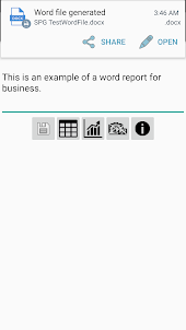 Word File Reporting (For Busin