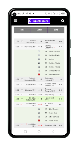 SportaScore - Live Goal Scores