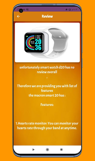 smart watch d20 Guide Screenshot 3 - AppWisp.com