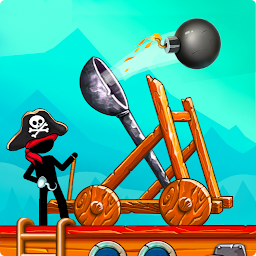 「彈射器：海盜火柴人城堡爭霸」圖示圖片