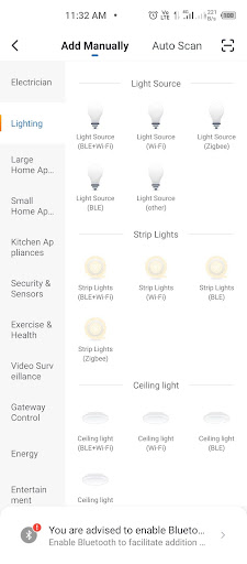 Screenshot of TECNO Smart Home