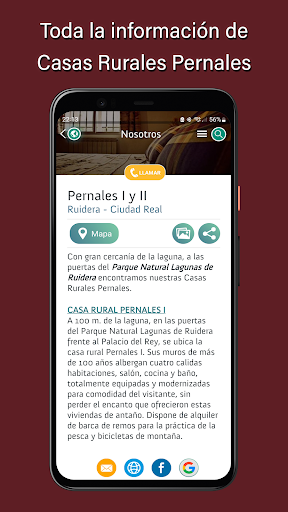 Android application Casas Rurales Pernales screenshort