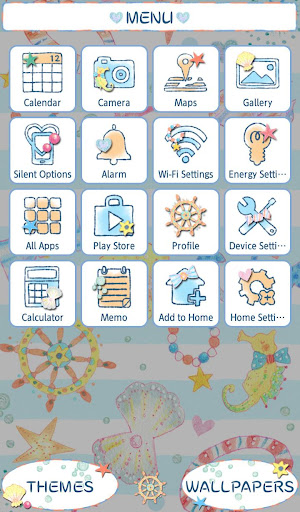 Cute Theme-Marine Pastels- Screen 2