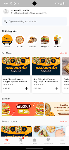 Android application Cannock Road Fish Bar screenshort