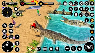 Animal Crocodile Attack Sim Screenshot