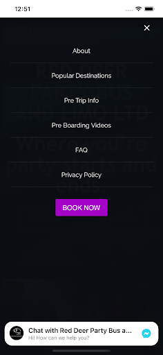 RD PARTY BUS AND LIMO