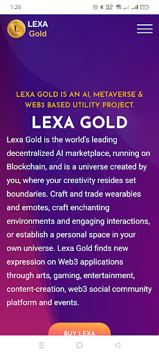 Android application LEXA GOLD screenshort