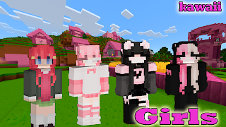 Girl for minecraft - Screenshot 1