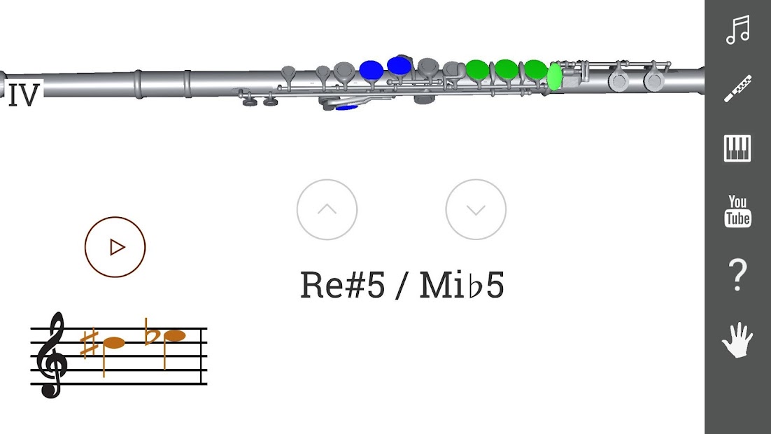 Captura de Pantalla 5 3D Flute Fingering Chart - How To Play the Flute android