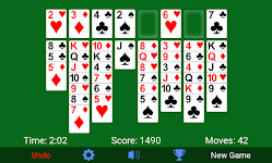 screenshot of FreeCell Solitaire
