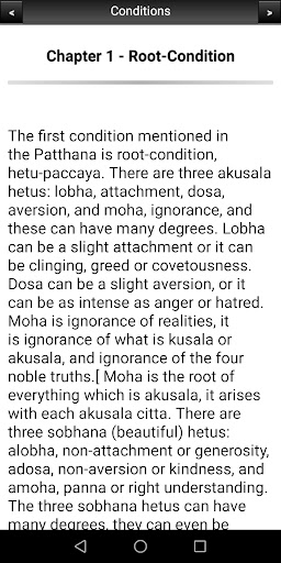 Buddhism: Conditions Screen 3