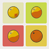 Orange 2048 Puzzle icon