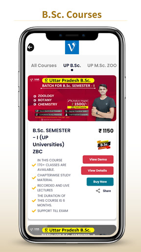 VNR CLASSES Screen 2