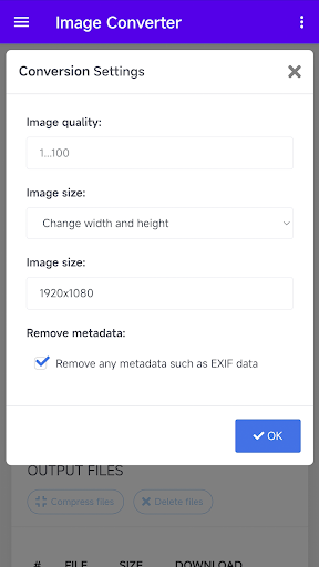 Image Converter Screen 2