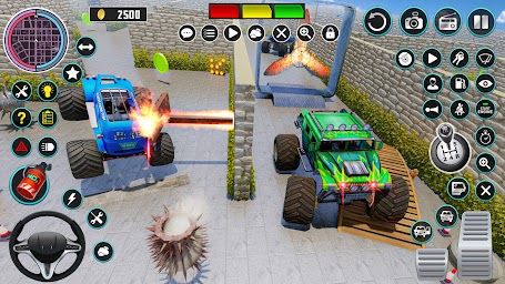 Monster Truck Maze Puzzle Game