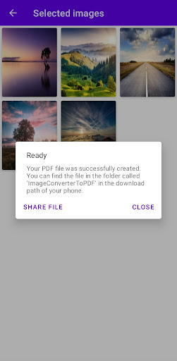 Images to PDF Converter Screen 3