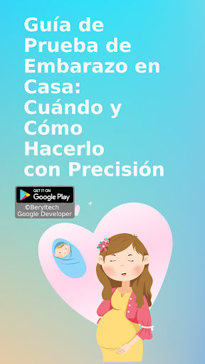 Android application Prueba de embarazo app guía screenshort