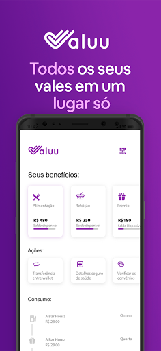 Android application Valuu screenshort