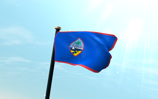 Guam Flag 3D Live Wallpaper