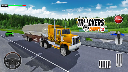 Android application Truckers of Europe 3D Games screenshort