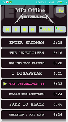 Lagu Metallica MP3 - Offline