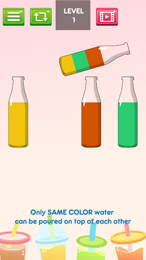 Water sort Puzzle Screen 2