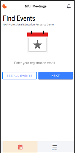 Android application NKF Meetings screenshort