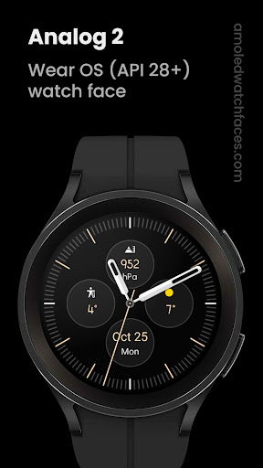 Android application Analog 2: Watch face screenshort