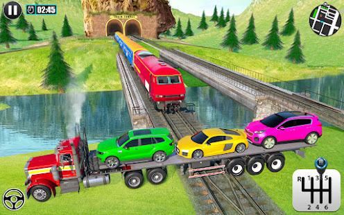 Crazy Car Transport Truck Game Varies with device APK screenshots 11
