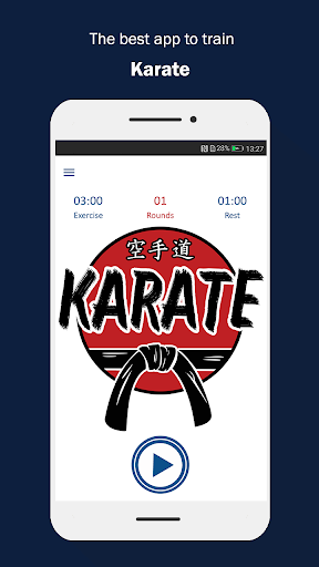 Android application Karate Timer and Training screenshort