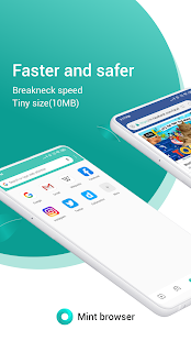 Mint Browser - Video indirme, Ekran görüntüsü