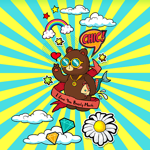 HipHop Bear - Wallpaper logo