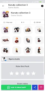 Anime Stickers for whatsapp : Naru one to piece