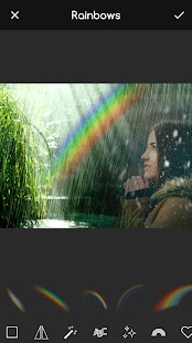 Rain Overlay: Frames for Pictures with Effects App Capture d'écran