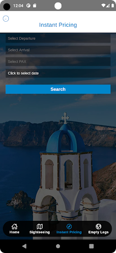 GreekAirTaxiNetwork Screen 3