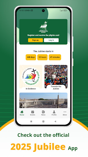 Android application Iubilaeum25 screenshort