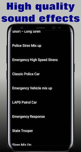 Police Sirens & Sounds Screen 3