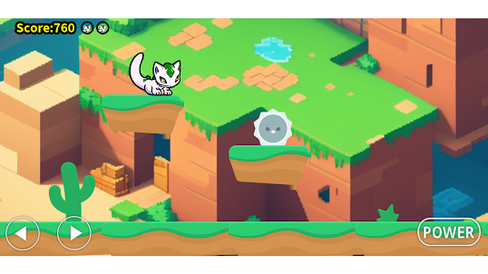 ジャンプマスター：可愛らしい猫のジャンプゲーム