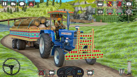 印度人 貨車 拖拉機 農業: 農業 拖拉機 東禪 遊戲