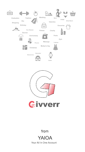 Android application Givverr - Giving and Gifting screenshort