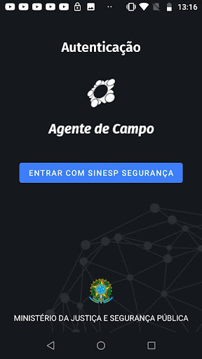 Android application Sinesp Agente de Campo screenshort